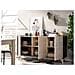 Credenza 3 Ante Quercia E Antracite Stile Scandinavo - Kolyma - Foto miniatura 3