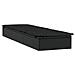 Lettino 1 pz con Cuscino Nero 201x55x62 cm in Polyrattan - Foto miniatura 8