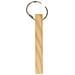 4 Piccoli Portachiavi A Bacchetta In Legno - Foto miniatura 1