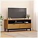 Mobile Tv Flam 110x40x50 Cm In Legno Massello Di Pino - Foto miniatura 1