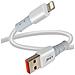 Cavo Da Usb A Lightning Ricarica Rapida 3a Per Iphone E Ipad 1,2 M, Bianco - Foto miniatura 4