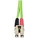 Cavo in Fibra Ottica Multimodale da LC a LC (UPC) OM5 da 2m, Cavo Patch Duplex LOMMF 50/125µm, VCSEL, 40G / 100G, Insensibile alla piegatura, Bassa perdita di inserzione, Bretella ottica in fibra LSZH - Foto miniatura 4