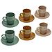 Set Di 6 Tazze Da Tè Con Piatto Ceramica - Foto miniatura 1