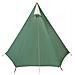 Tenda da Campeggio per 3 Persone Verde Impermeabile - Foto miniatura 9