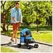 Passeggino Per Cani Pieghevole Con Tettuccio Regolabile E Ruote Girevoli, 82x47x97cm, Blu - Foto miniatura 1