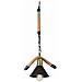 Lampadario Sospensione E27 Corda Canapa Pendente Campane Stile Rustico Vintage - Foto miniatura 1