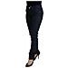 Jeans Casual Denim Da Donna Slim Fit Vita Bassa Cotone Blu - W26 - Foto miniatura 2
