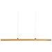 Lampadario A Led Stewarts Con Dimmer Legno Di Quercia Marrone Chiaro - Foto miniatura 2