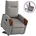 Poltrona Alzapersona Reclinabile Tortora In Tessuto - Foto miniatura 1