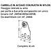 Oreca - Carrello In Acciaio Con Ruota In Nylon - Foto miniatura 1