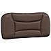 Lusso Casadino -  Cuscino Testiera Hvar Marrone 80 Cm In Similpelle - Foto miniatura 1