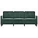 Lusso Casadino -  Divano A 3 Posti Verde Scuro 180 Cm In Velluto - Foto miniatura 2