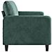 Lusso Casadino -  Divano A 3 Posti Verde Scuro 180 Cm In Velluto - Foto miniatura 3