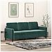 Lusso Casadino -  Divano A 3 Posti Verde Scuro 180 Cm In Velluto - Foto miniatura 8