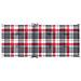 Lusso Casadino -  Cuscini Per Sedie 6 Pz Rossi A Quadri 120x50x3 Cm In Tessuto - Foto miniatura 6
