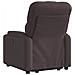 Poltrona Alzapersona Reclinabile Marrone Scuro in Tessuto - Foto miniatura 5