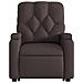 Poltrona Alzapersona Reclinabile Marrone Scuro in Tessuto - Foto miniatura 9