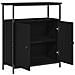 Mobile Black Oak 70x30x80 cm in Legno Ingegnerizzato - Foto miniatura 5