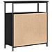 Mobile Black Oak 70x30x80 cm in Legno Ingegnerizzato - Foto miniatura 8