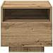Comodini con Luci LED 2 pz Rovere Artigianale 40x39x37 cm - Foto miniatura 8