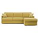 Evans Divano Letto Angolare Impermeabile T13 Giallo - Foto miniatura 3