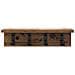 Appendiabiti a muro Legno vecchio 40 x 10.5 x 10.5 cm - Foto miniatura 4