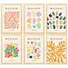 Set Di 6 Stampe Illustrazioni Artistiche Di Henri Matisse Collezione Vegetazione Di Dipinti Decorativi Cornice In Legno Chiaro A3 Telaio In Legno Chiaro - Foto miniatura 1