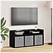 Lowboard con cassetto Rovere Nero 102 x 32 x 48,5 cm - Foto miniatura 2