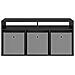 Lowboard con cassetto Rovere Nero 102 x 32 x 48,5 cm - Foto miniatura 6