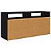 Lowboard con cassetto Rovere Nero 102 x 32 x 48,5 cm - Foto miniatura 8