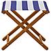 Lettino 2 pcs Legno di Eucalipto Massello Blu e Bianco - Foto miniatura 5
