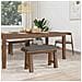 Cuscino per panchina Microfibra Grigio Scuro Profondità 35 cm - Foto miniatura 3
