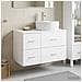 Set di mobili per il bagno 2 pz Bianco Legno ingegnerizzato - Foto miniatura 7