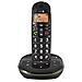 Cordless PhoneEasy 105wr, DECT, 15 min, 50m, Nero, 20 Entrate, 10h - Foto miniatura 1