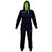 Tuta Lady Completo Di Giacca A Manica Lunga E Pantalone Di Colore Blu / giallo Fluo Taglia L - Foto miniatura 1