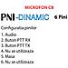 Microfono Cb Dinamic 6 Con Connettore A 6 Pin Per La Stazione Radio Cb Nero - Foto miniatura 6