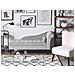 Chaise Longue Con Contenitore Grigio Chiaro Pessac - Foto miniatura 9