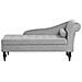 Chaise Longue Con Contenitore Grigio Chiaro Pessac - Foto miniatura 10