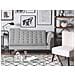 Chaise Longue Con Contenitore Grigio Chiaro Pessac - Foto miniatura 2