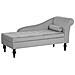 Chaise Longue Con Contenitore Grigio Chiaro Pessac - Foto miniatura 7