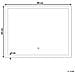 Specchio Da Bagno Con Illuminazione Led Rettangolare 60 X 80 Cm Corroy - Foto miniatura 12