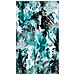 Tappeto Stampato Blue Jungle 1 - Natura - Arredo - Antiscivolo - Da Soggiorno, Salotto, Camera - Multicolore In Poliestere, Cotone, 60 X 100 Cm - Foto miniatura 1