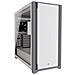 5000d Tempered Glass Midi Tower Bianco - Foto miniatura 4