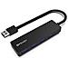 Hub Usb Byeasy 4 Porte Usb 3.0 Hub Ultra Sottile Usb Portatile Splitter Per Imac Pro Macbook Air Mac Mini Pro Surface Pro Pc Notebook Portatili Unit Flash Usb E Hdd Mobile (in Pelle Nera)  - Foto miniatura 1