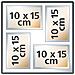 Jumbo Stamps 30x30 100 white Pages 3850 - Foto miniatura 3