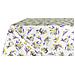 Tovaglia Cucina Copritavolo 100% Cotone Made In Italy Coniglio Bunny Fiori 140x240 Coniglio - Foto miniatura 1