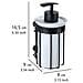 Dispenser Per Sapone Classic Plus, Colore Nero - Foto miniatura 7