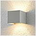 Applique Da Parete Esterno Faretto Led Luce Naturale 4000k 12 W Ip65 Es46 Grigio - Foto miniatura 1