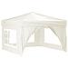 Tenda Per Feste Pieghevole Con Pareti Laterali Crema 3x3 M - Foto miniatura 2