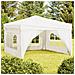 Tenda Per Feste Pieghevole Con Pareti Laterali Crema 3x3 M - Foto miniatura 1